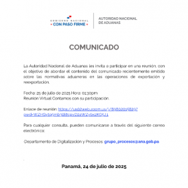 Reunión - normativas aduaneras 