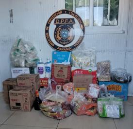 Retienen productos alimenticios asiáticos sin documentación en Herrera