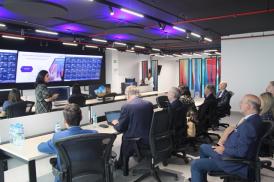 Jefes de misión de la Unión Europa visitan Centro de Vídeo Vigilancia de Aduanas