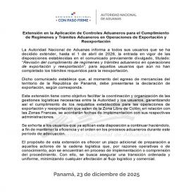 Prorroga para el cumplimiento de regímenes en exportación y reexportación