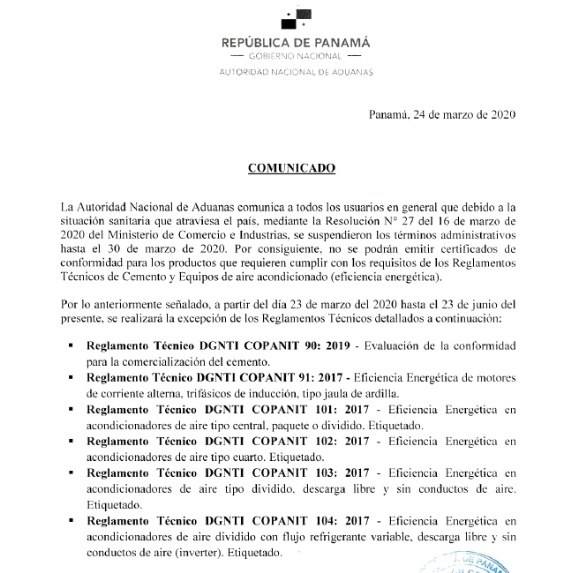 comunicado 03262020