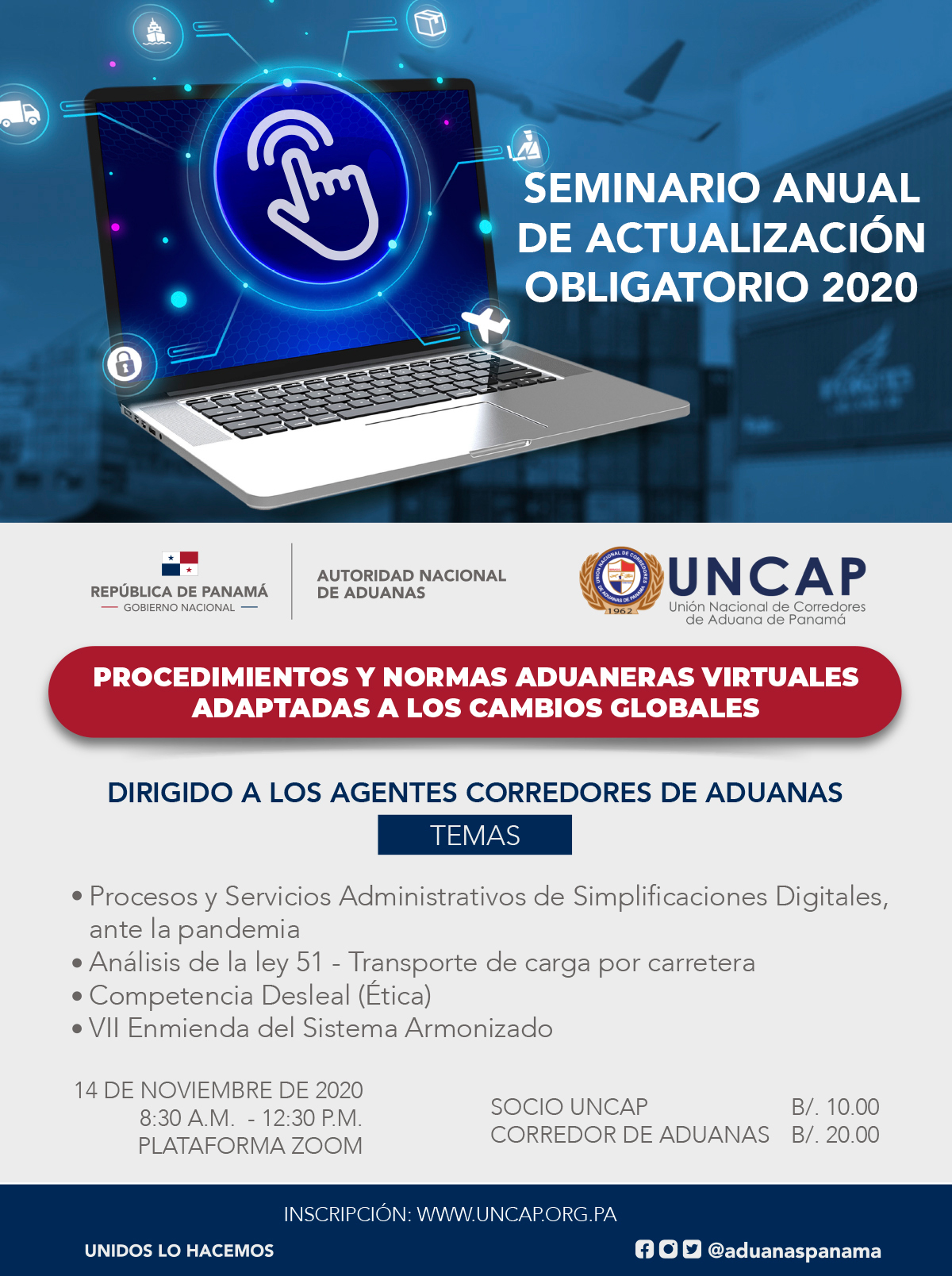 seminario anual UNCAP FLYER