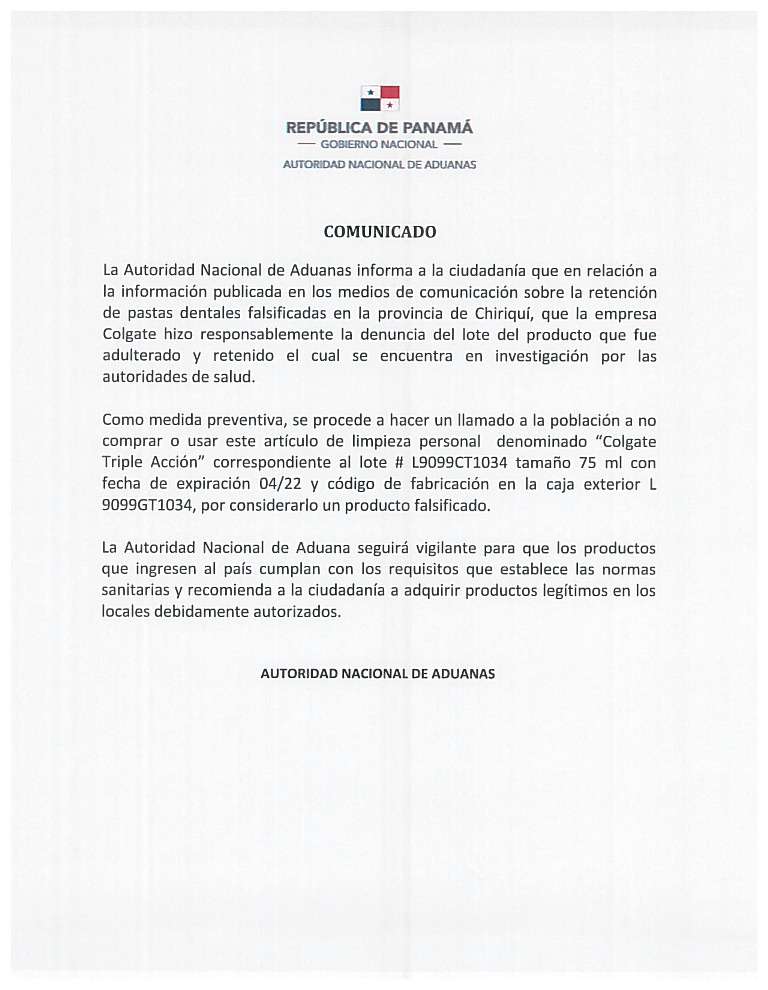 comunicadopastasfalsificadaschiriqui