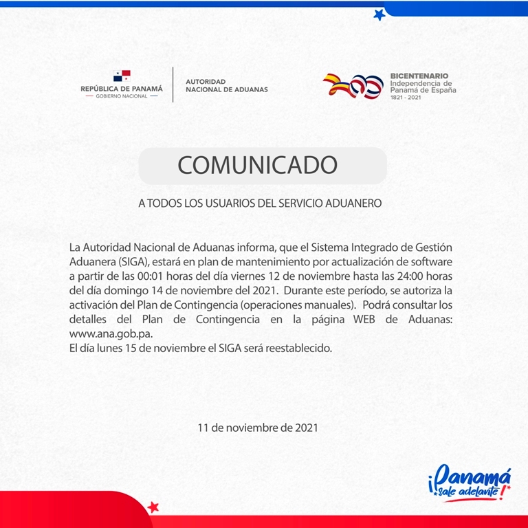 1COMUNICADO 11 NOV de noviembre 