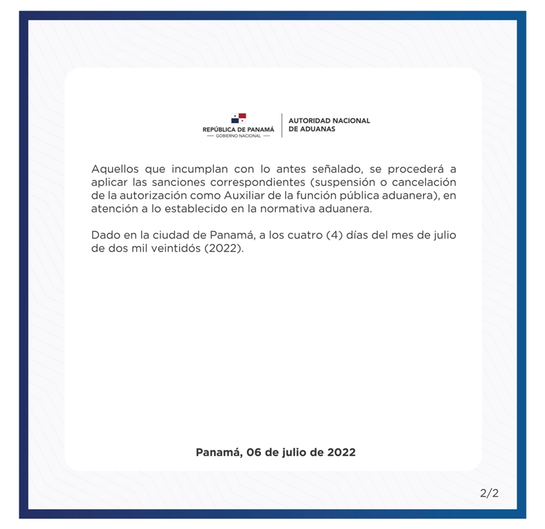 COMUNICADO 2