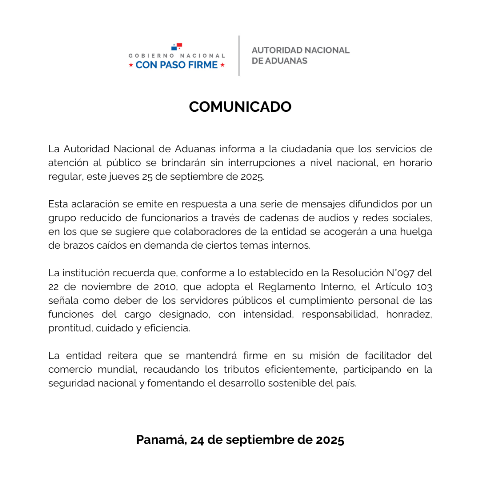 comunicado 