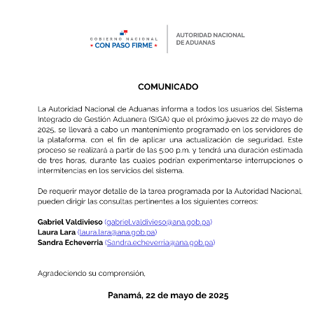 COMUNICADO125