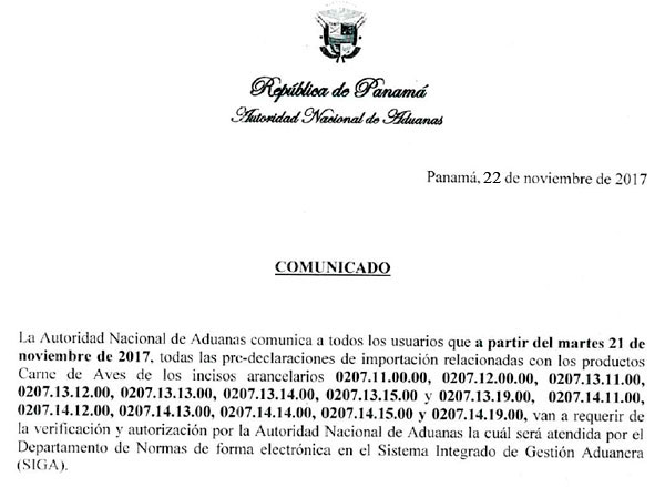 comunicado 11232017