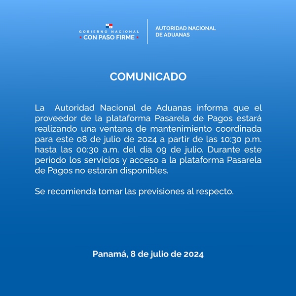 comunicado web